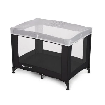 Berço de Bebê - Portátil - Até 18kg - Basic - Preto - Galzerano