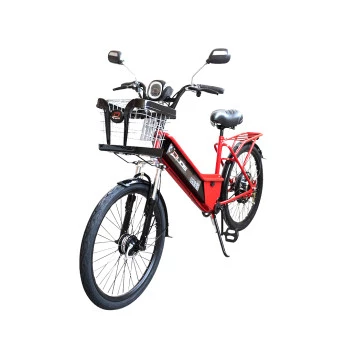 Bicicleta Elétrica - Aro 24 - New Confort 800w Lithium - Vermelha - Duos Bikes