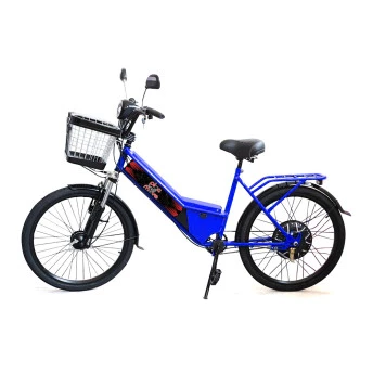 Bicicleta Elétrica - Aro 24 - New Street 800w - Azul - Plug and Move
