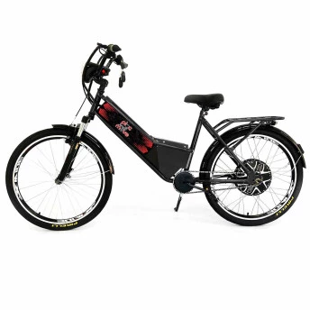 Bicicleta Elétrica - Street PAM - 800w 48v Lithium - Preta - Plug and Move