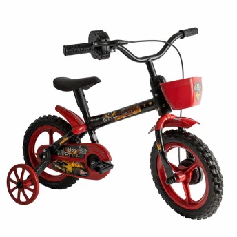 Bicicleta Infantil com Rodinhas - Aro 12 - Hot - Styll Baby