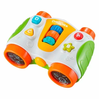 Binóculo Infantil Baby - Luz e Som - Colorido - Guta Guti