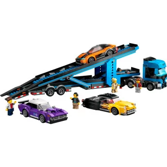 Bloco de Montar - City – Caminhão Cegonha com Carros Esportivos – 998 peças - LEGO