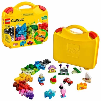 Bloco de Montar - Classic – Maleta da Criatividade - 213 peças - LEGO