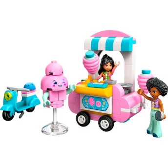 Bloco de Montar - Friends – Barraca de Algodão-doce e Motocicleta - 110 peças - LEGO