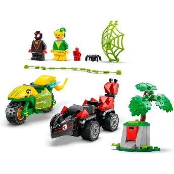 Bloco de Montar - Marvel Spidey – Perseguição de Spin e Electro - 124  peças - LEGO