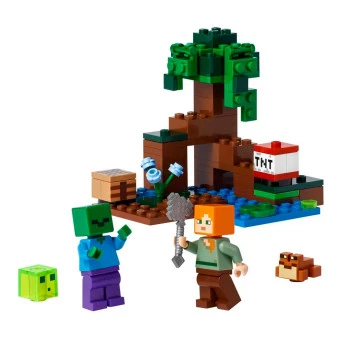 Bloco de Montar - Minecraft  - A Aventura no Pântano - 65 peças - LEGO