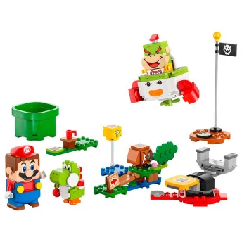 Bloco de Montar - Super Mario - Aventuras com Mario interativo - 218 peças - LEGO