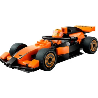 Bloco de Montar – Lego City – Piloto de F1 com carro McLaren - 86 peças - LEGO