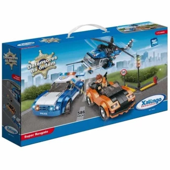 Blocos de Montar - Defensores da Ordem Polícia - Super Resgate - 586 pcs - Xalingo