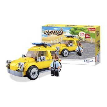 Blocos de Montar - Retrô - Fusca - Beetle - 176 pcs - Xalingo