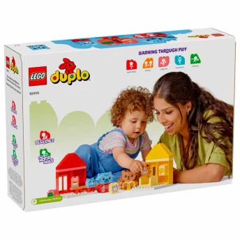 Blocos de Montar - Rotinas Diárias Comer e Dormir - 28 peças - LEGO Duplo