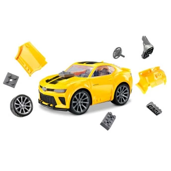 Blocos de Montar - Sem Limite - Camaro Amarelo - 35 peças - Roma