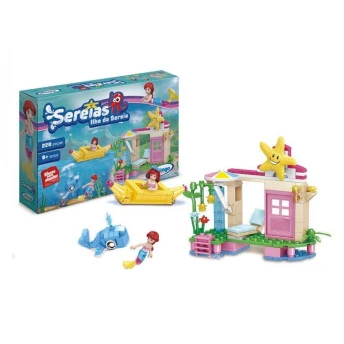 Blocos de Montar - Sereias - Ilha da Sereia - 220 pcs - Xalingo