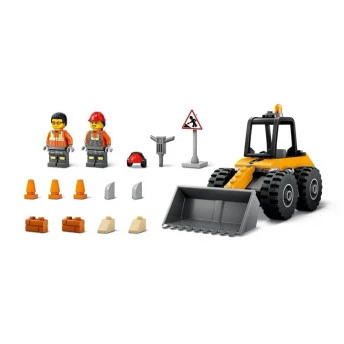 Blocos de Montar - Trator Carregadeira - 81 peças - LEGO City