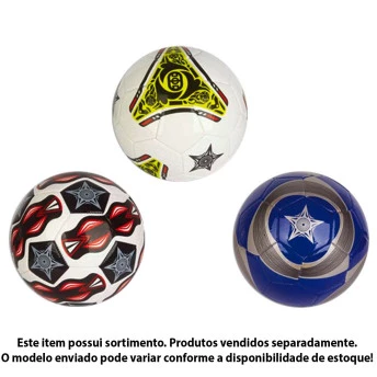 Bola de Futebol - Estampada - 20 Cm - Sortido - Braskit