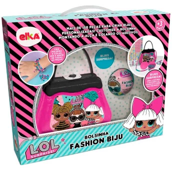 Kit Bijuteria Infantil - LOL Surprise - Bolsinha Fashion Biju - Elka