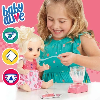 Boneca Baby Alive - Misturinha com Liquidificador - Loira - Hasbro