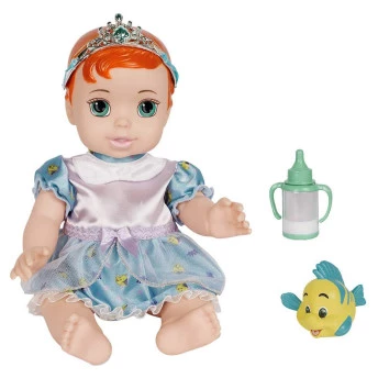 Boneca Baby Ariel e Linguado - Pequena Sereia - Princesas Disney - 30 cm - Mimo