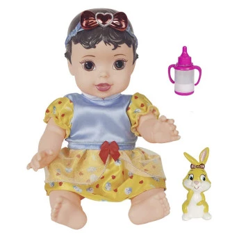 Boneca Baby Branca de Neve e Coelhinho - Princesas Disney - 30 cm - Mimo