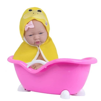 Boneca Banho Divertido com Capuz de Patinho - Love Born - Cotiplás