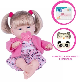 Boneca Bebê Feliz - Dolls Collection - Menina - Super Toys