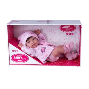 Boneca Bebê - Reborn Anny Doll Baby - Menina - Cotiplás