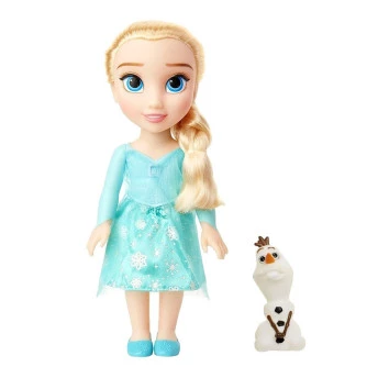 Boneca Articulada - 30 cm - Frozen - Elsa Passeio com Olaf - Mimo Toys