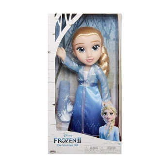 Boneca Articulada - 35 cm - Frozen 2 - Elsa Vestido de Luxo - Mimo Toys