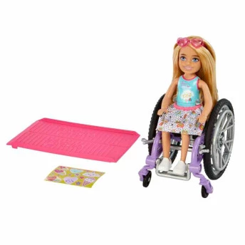 Boneca - 13cm - Barbie Chelsea - Cadeira de Rodas - Mattel