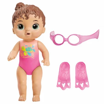 Boneca - Baby Alive - Bebê Piscina - Morena - Hasbro
