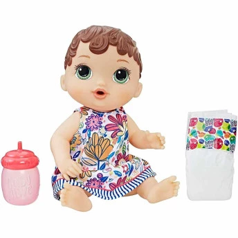 Boneca - Baby Alive - Hora do Xixi - Morena - Hasbro