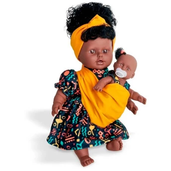 Boneca Articulada - Ayana - Africanas - Negra - Adijomar