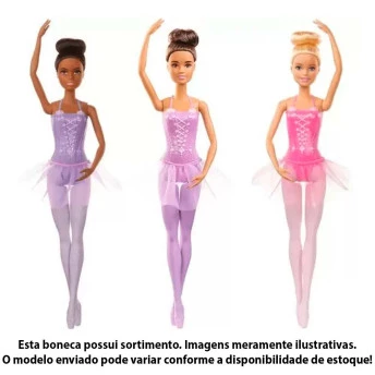 Boneca Articulada - Barbie - Bailarina Clássica - Sortido - Mattel