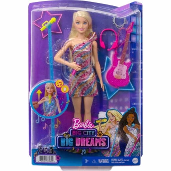 Boneca Articulada - Barbie Big City Big Dreams - Cantora Malibu - Mattel