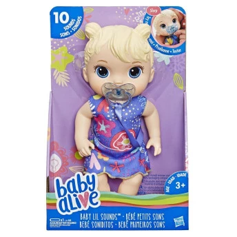 Boneca Baby Alive - Bebê Primeiros Sons - Loira - Hasbro