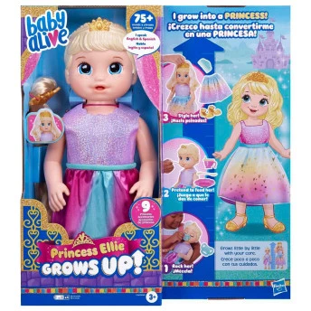 Boneca Baby Alive - Grows Up - Ellie - 75 Frases e Sons - Hasbro