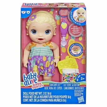 Boneca Baby Alive - Lanchinhos Divertidos - Loira - Hasbro