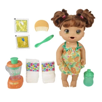 Boneca Baby Alive - Misturinha com Liquidificador - Morena - Hasbro
