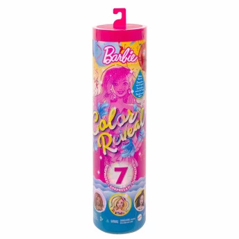 Boneca Barbie Estilo Surpresa - Color Reveal - Festa de Confete - 7 Surpresas - Mattel