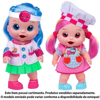 Boneca de Vinil - Baby Vem Brincar - Sortido - Cotiplás