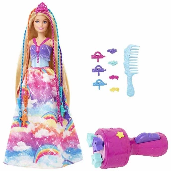 Boneca com Acessórios - Barbie Dreamtopia - Princesa Tranças Mágicas - Mattel
