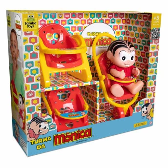 Boneca com Acessórios - Turma da Mônica - Passeio - Samba Toys