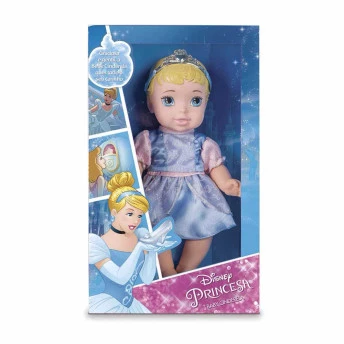 Boneca de Vinil - 30 cm - Baby Princesas Disney Luxo - Cinderela - Mimo Toys