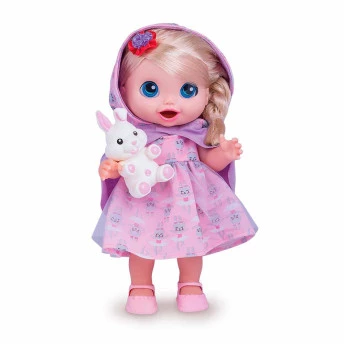 Boneca de Vinil - Baby’s Collection - Conto de Fadas - Coelhinho - Loira - Super Toys