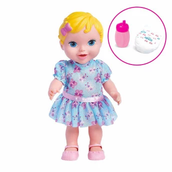 Boneca de Vinil - Baby’s Collection - Faz Xixi - Loira - Super Toys