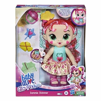 Boneca Interativa - Baby Alive Glo Pixies - Sammie Shimmer - Hasbro