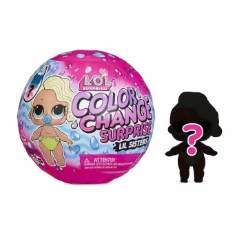 Boneca LOL Surprise - Color Change - LIL Sisters - 5 Surpresas - Candide