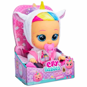 Boneca que Chora - Cry Babies Dressy - Dreamy - Multikids
