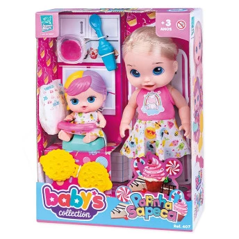 Bonecas Papinha Sapeca - Baby’s Collection - Super Toys